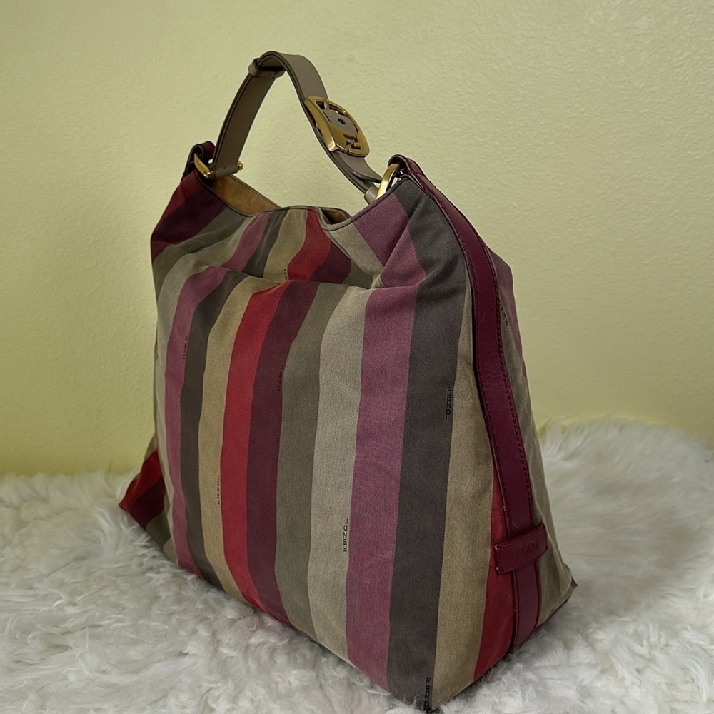 💯Authentic Fendi Striped Multicolor Hobo Bag🍀 - Picture 12 of 16